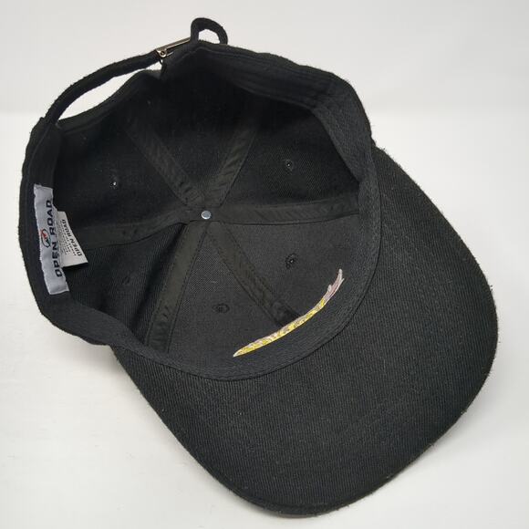 Hot Wheels Slideback Hat Black One Size Embroidered Adjustable 6 Panel - Picture 8 of 10